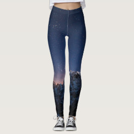 Legging Estrelas e montanhas de neve