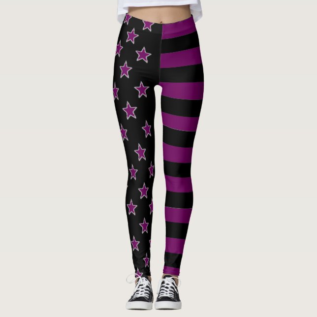 Legging Estrelas E Pernas De Estrelas (Frente)