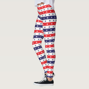 Legging Estrelas e Stripes Patriotas