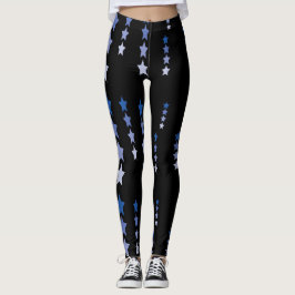 Legging Estrelas em Azul