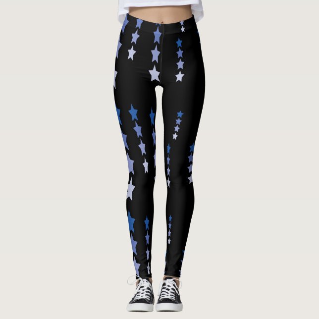 Legging Estrelas em Azul (Frente)