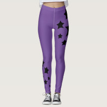 Estrelas mágicas Fundo roxo Noite mística