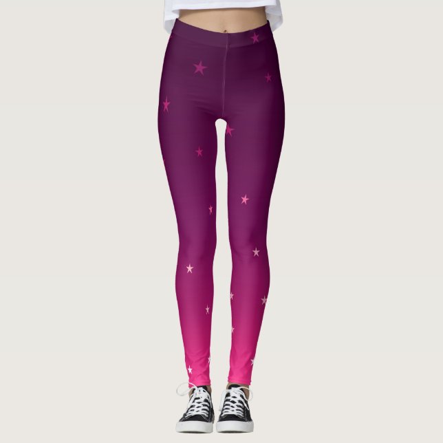 Legging Estrelas puras ombreiras (Frente)