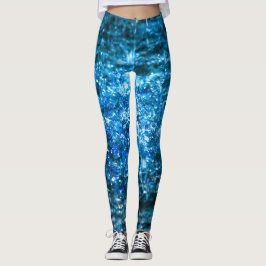Legging Estudo em Aquarela - Azul