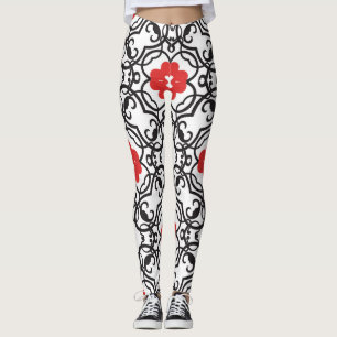 Legging Eterno Floral Vintage: Clássico sem costura