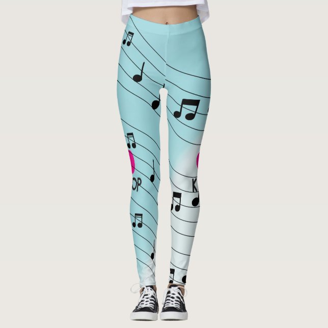 Legging Eu adoro o K pop (Frente)