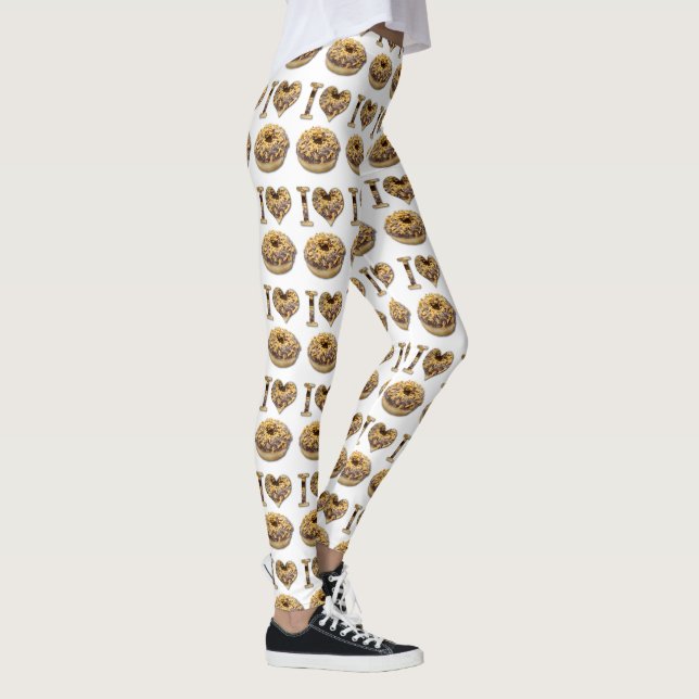 Legging Eu Amo Donuts (Direita)