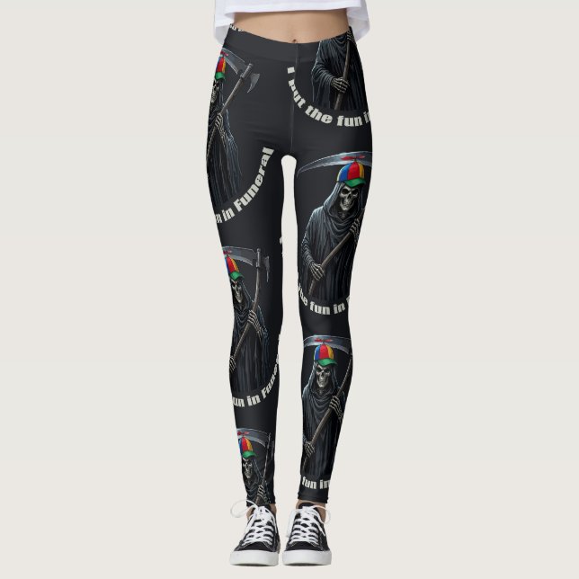 Legging Eu Coloco a Diversão no Funeral (Frente)