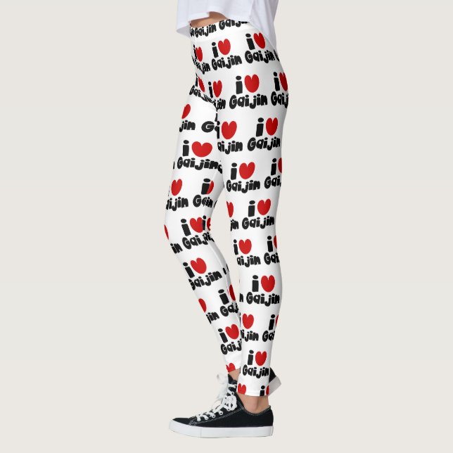Legging Eu coração Gaijin (Esquerda)