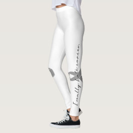 Legging Eu realmente odeio Cancer | Cor de Faixa Personali