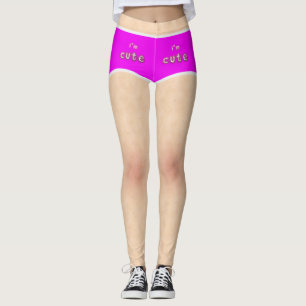 Legging Eu sou um legado de corcunda rosa