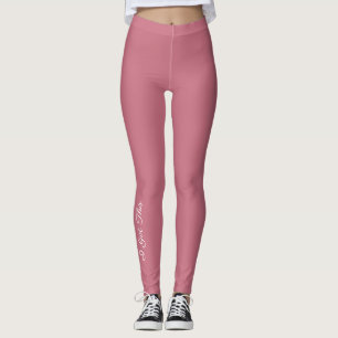 Legging Eu Tenho Uma Legenda Rosa