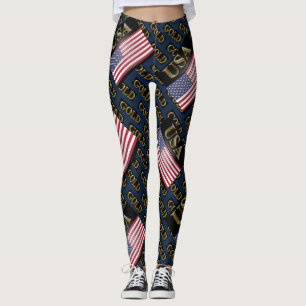 LEGGING EUA DOURADO