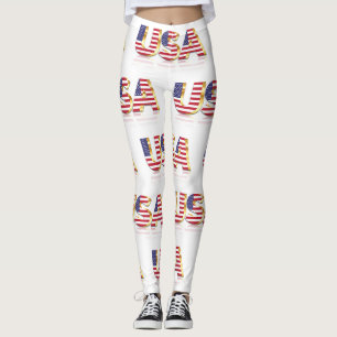 Legging EUA - Estados Unidos da América - Bandeira - Patr