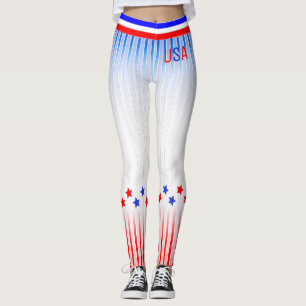 Legging EUA Stars and Stripes (repugnante)