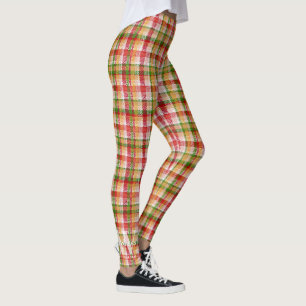 Legging Evento de festa ao ar livre personalizado Xadrez T