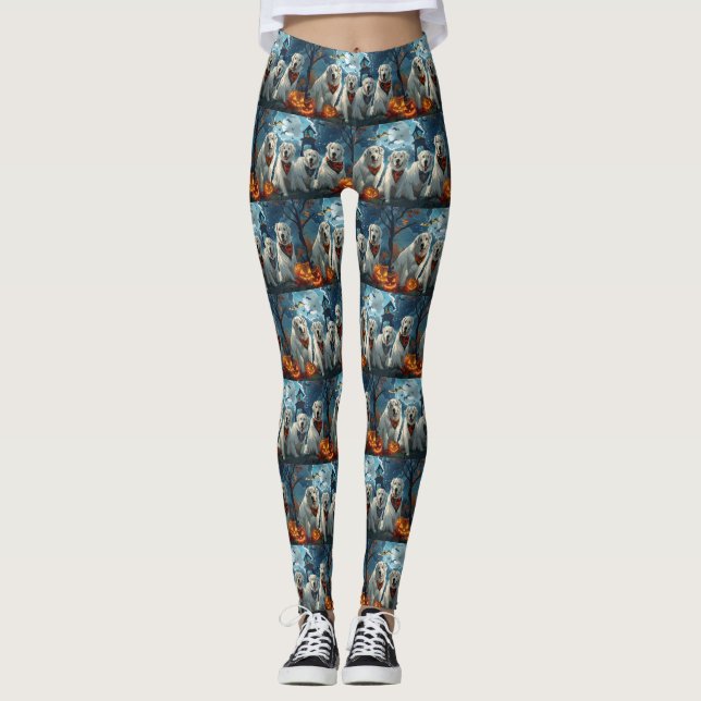 Legging Excelente Pirenéus Halloween Spooky (Frente)