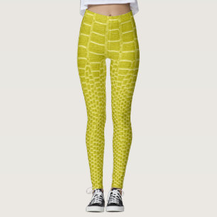Legging Exótica Ouro Lizard Skype