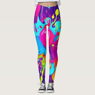 Legging Explosão de Cores: Uma Delícia Visual
