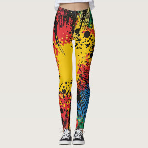 Legging Explosão de Pop de estilo cômico (10)