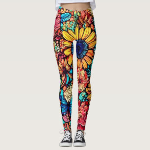 Legging Explosão de porta flexível vibrante