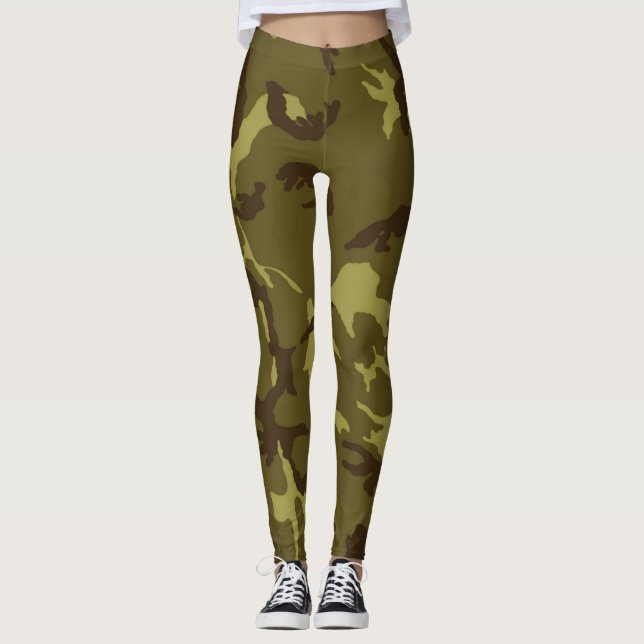 Legging Exuberante Sassy Girl Sexy Mocha Camo (Frente)