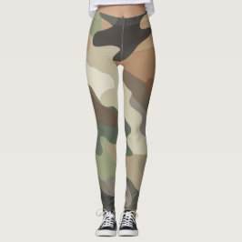 Legging Eye Catching Camouflage Print Stylish