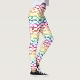 Legging Eyeglasses do arco-íris