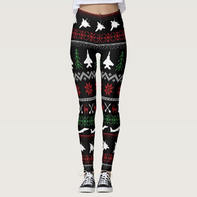 Legging F-15E Pernas de Natal (Frente)