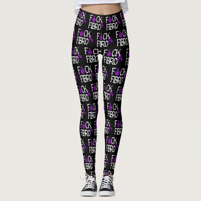 LEGGING F#CK FIBRO (Frente)
