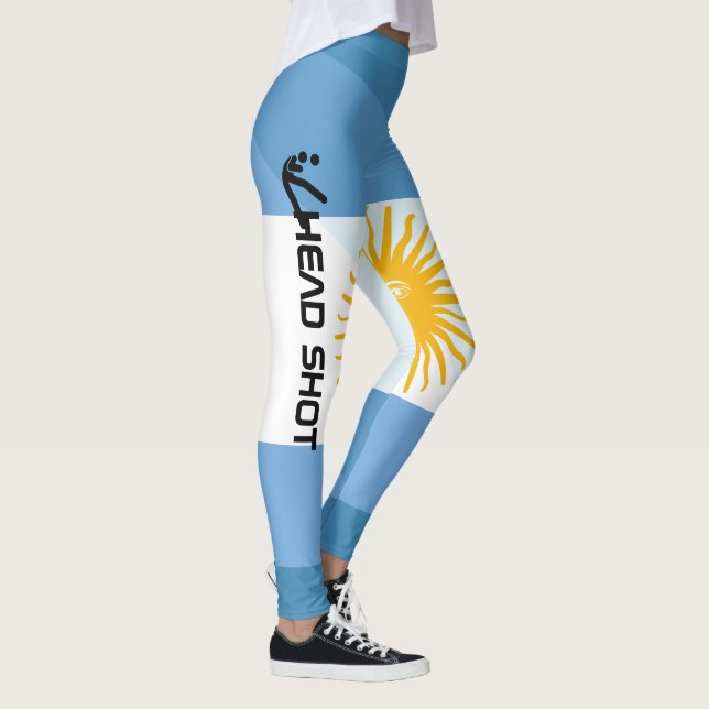 Legging Fã Personalizado de Futebol da Argentina (Direita)