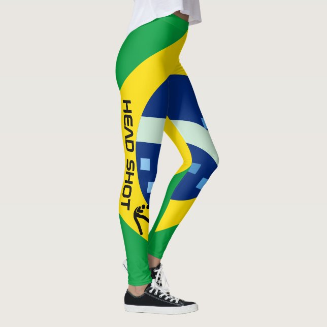 Legging Fã Personalizado do Futebol Brasileiro (Direita)