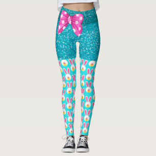 Legging Faça as pernas da moda do Pop de coelho