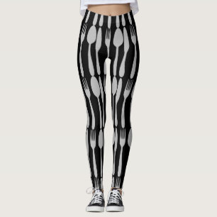 Legging Faca Garfo Colher Talheres Talheres