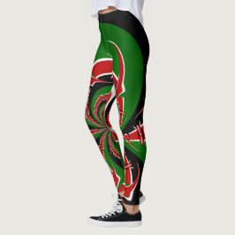 Legging Faça suas próprias calças quenianas maravilhosas d