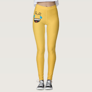 Legging Face com lágrimas de alegria
