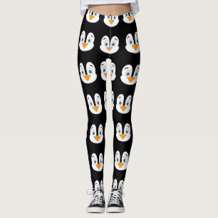 Legging Face de Pinguim Bonito