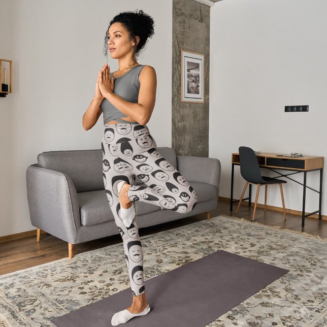 Legging faces história em quadrinhos (Criador carregado)