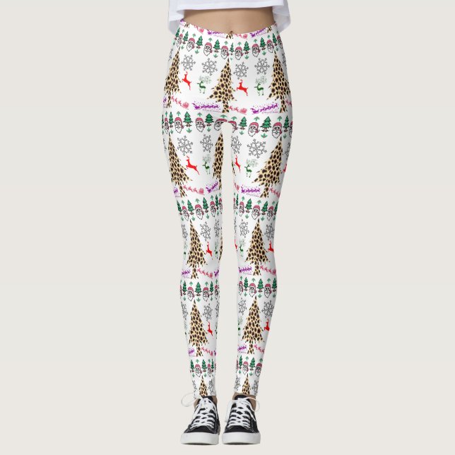 Legging Fácil Natal Random Mishmash Thunder_Cove (Frente)