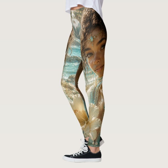 Legging Fadas do Desabrochar Tropical: Encantadora da Bris (Esquerda)