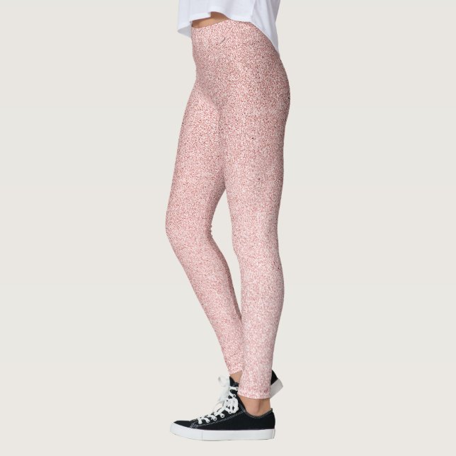 Legging faísca rosa dourado (Esquerda)