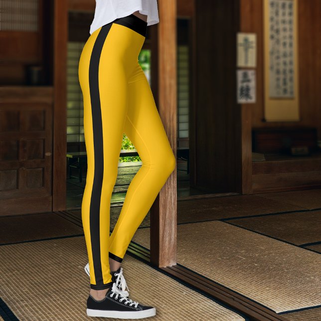 Legging Faixa amarela e preta (Criador carregado)