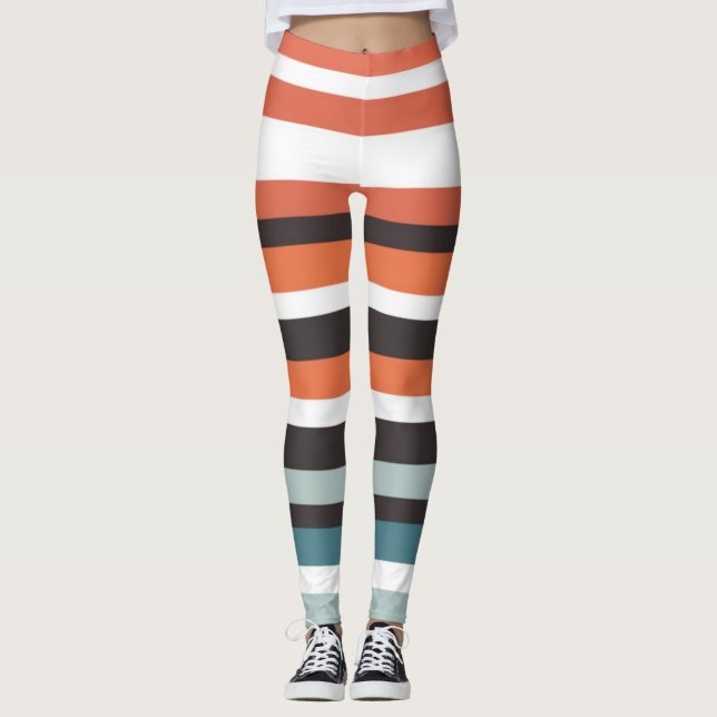 Legging Faixa de cores (Frente)