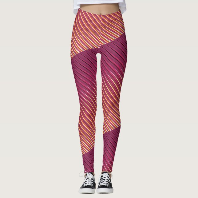 Legging Faixa de Várias Cores (Frente)