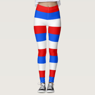 Legging Faixa Horizontal das Cores de Bandeira Nacionais d