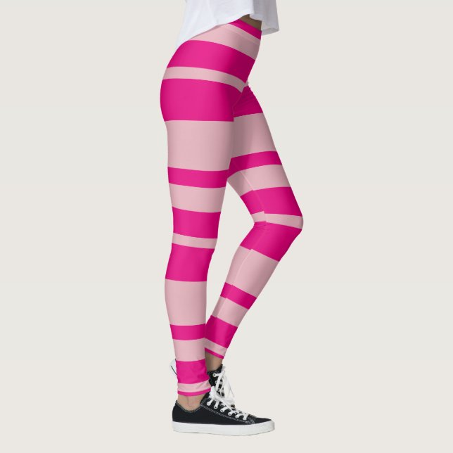 Legging Faixa Rosa Brilhante (Direita)