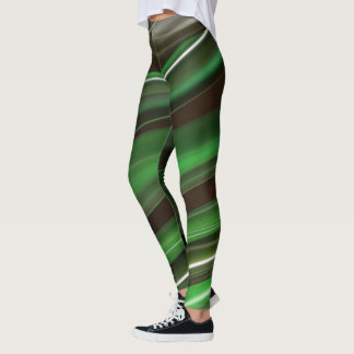 Legging Faixa Verde Elegante