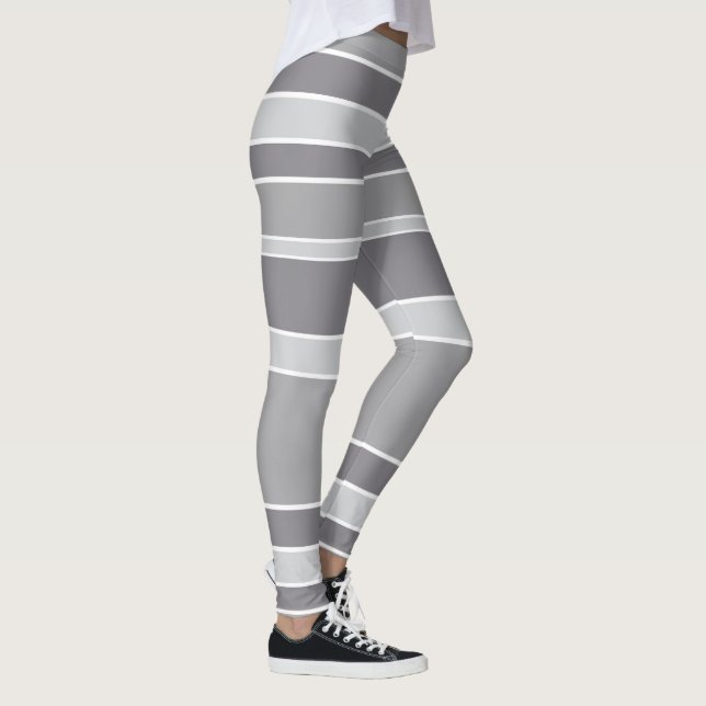 Legging faixas de cinza (Direita)