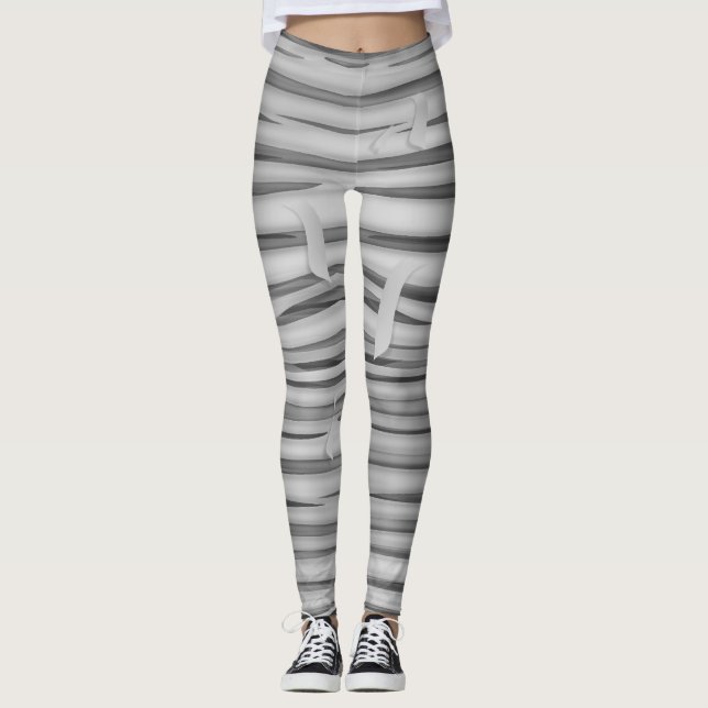 Legging Faixas de Mumias Fantasias de Halloween (Frente)