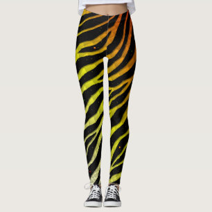 Legging Faixas de TempoEspaçoEnfileirado - WYR de Calor
